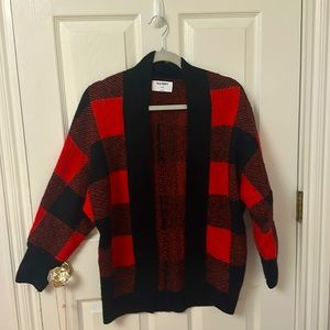 Buffalo Plaid Old Navy Girls Cardigan